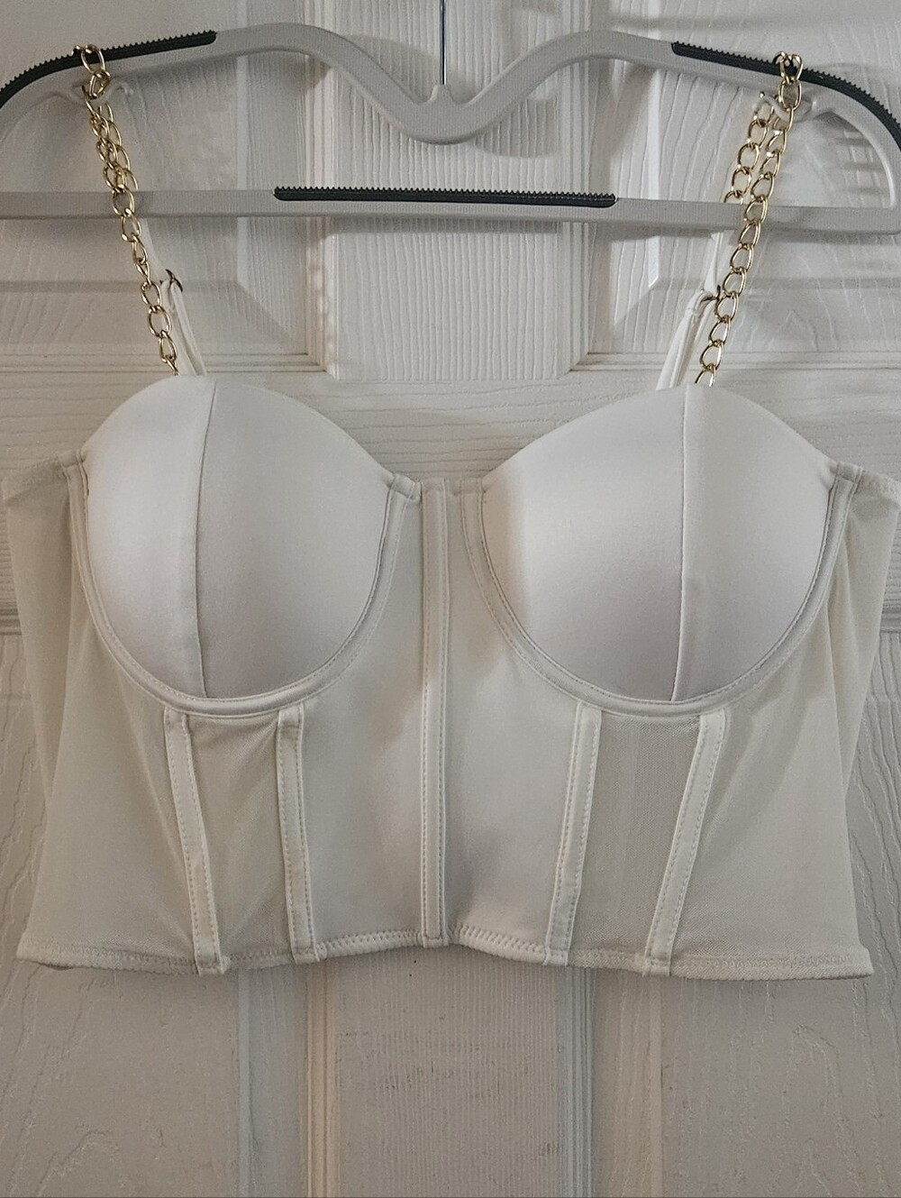 Say What? Bustier Crop Top